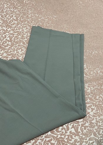 Kadın Gri Kumaş Pantolon - Görsel 4