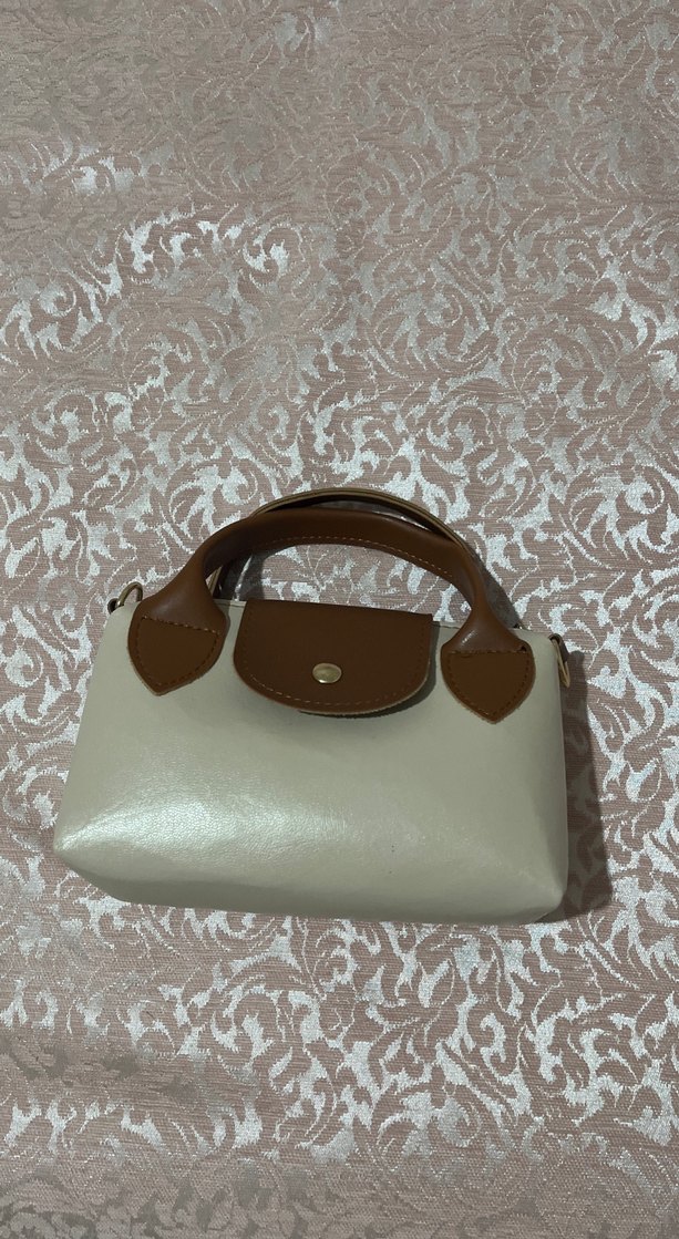 Beyaz Deri Kadın El Çantası - Görsel 2