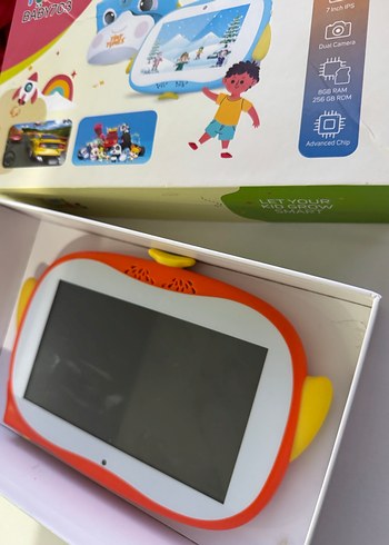 Renkli Turuncu Müzikli Oyuncak Tablet - Görsel 2