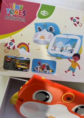 Renkli Turuncu Müzikli Oyuncak Tablet - Görsel 3