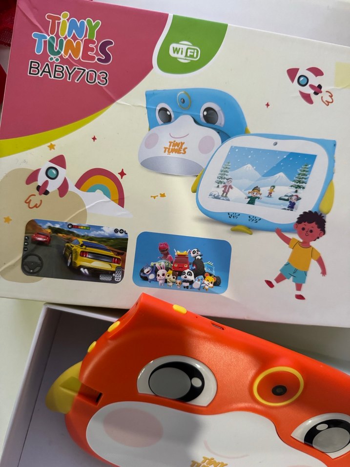 Renkli Turuncu Müzikli Oyuncak Tablet - Görsel 3