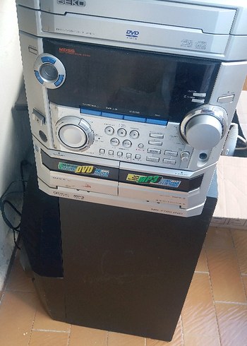 Gri Müzik Sistemi DVD Destekli