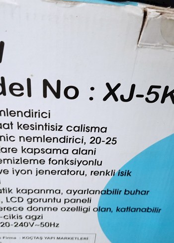 LCD Ekranlı Nemlendirici ve Hava Temizleyici - Görsel 5