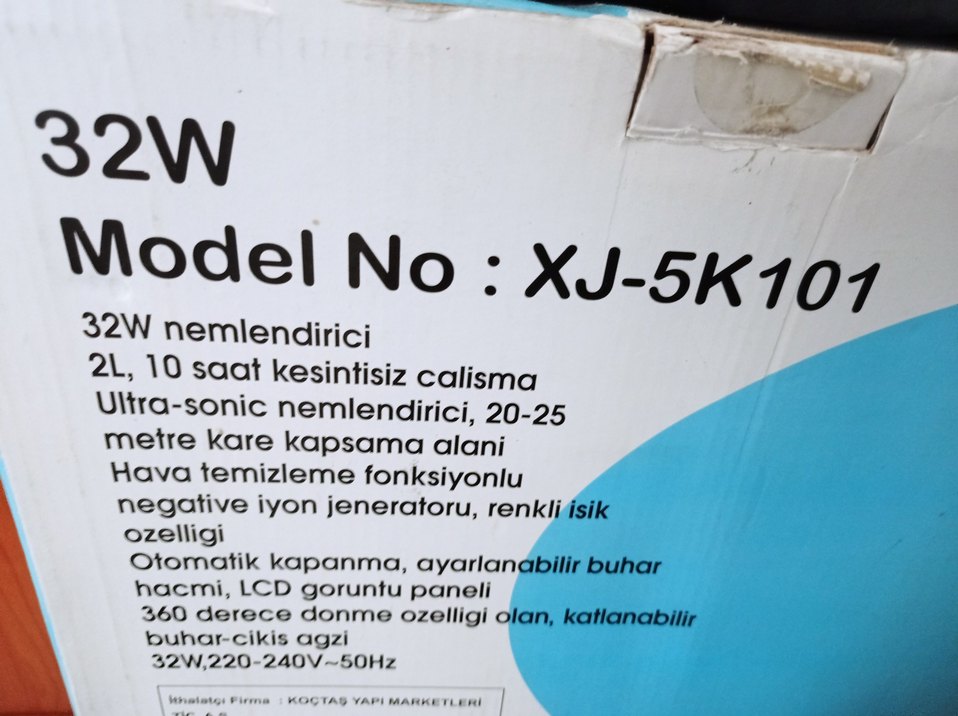 LCD Ekranlı Nemlendirici ve Hava Temizleyici - Görsel 5