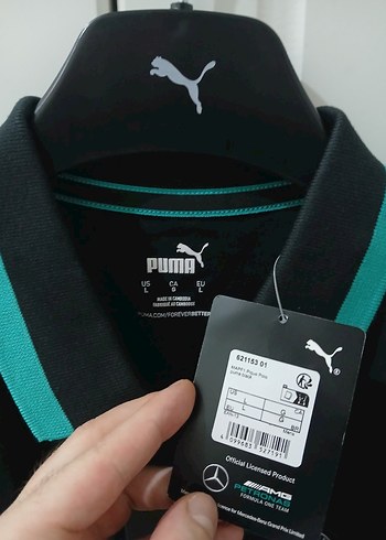 Siyah Puma Erkek Kısa Kollu Polo Tişört - Görsel 5