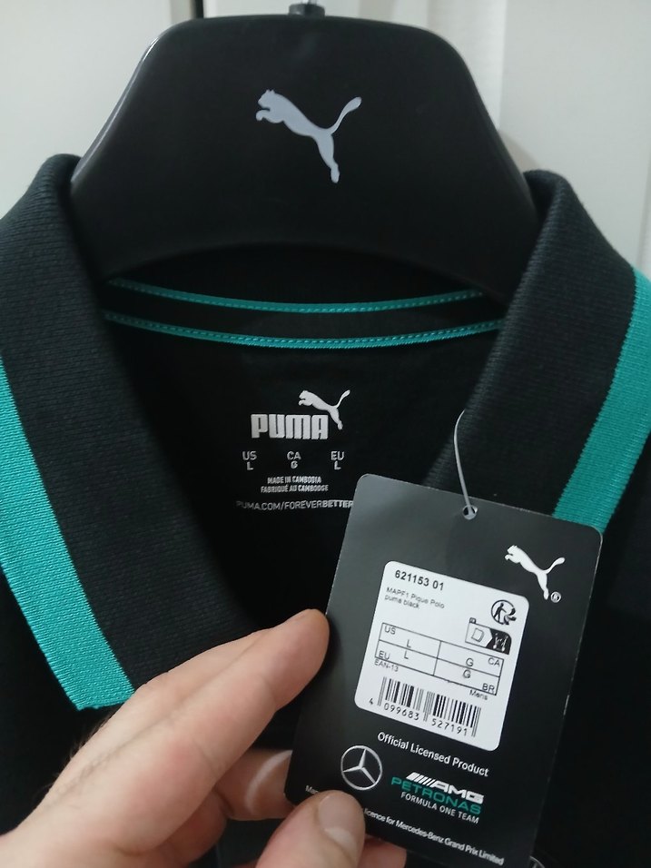Siyah Puma Erkek Kısa Kollu Polo Tişört - Görsel 5