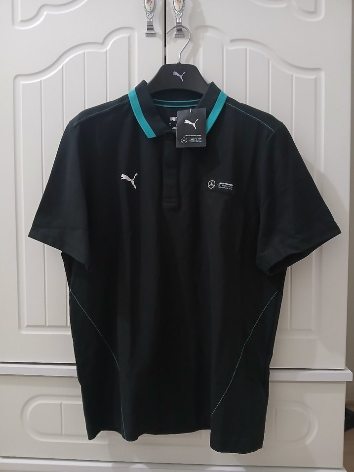 Siyah Puma Erkek Kısa Kollu Polo Tişört - Görsel 3