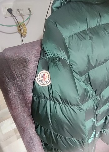 Kadın Koyu Yeşil Fermuarlı Kış Montu - Görsel 4