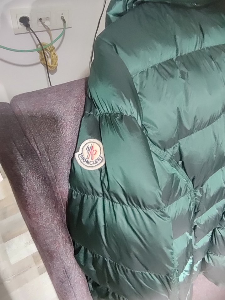 Kadın Koyu Yeşil Fermuarlı Kış Montu - Görsel 4