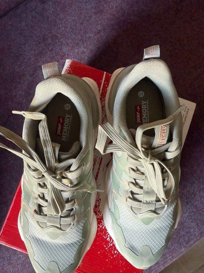 Mint Yeşili spor ayakkabı - Görsel 4