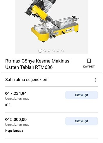  Full takım malzemesi 19 ay garantili 