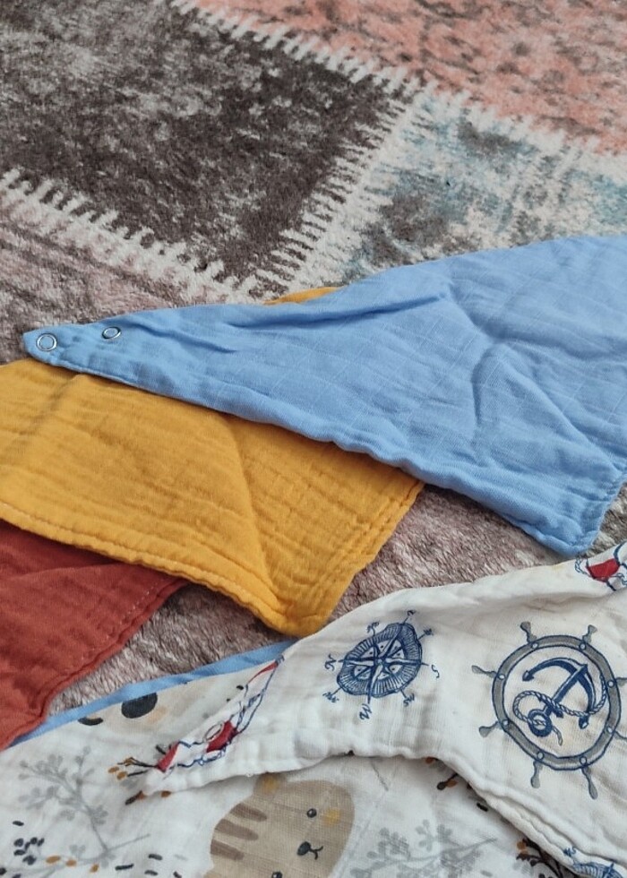 Muslin bebek önlükleri - Görsel 2