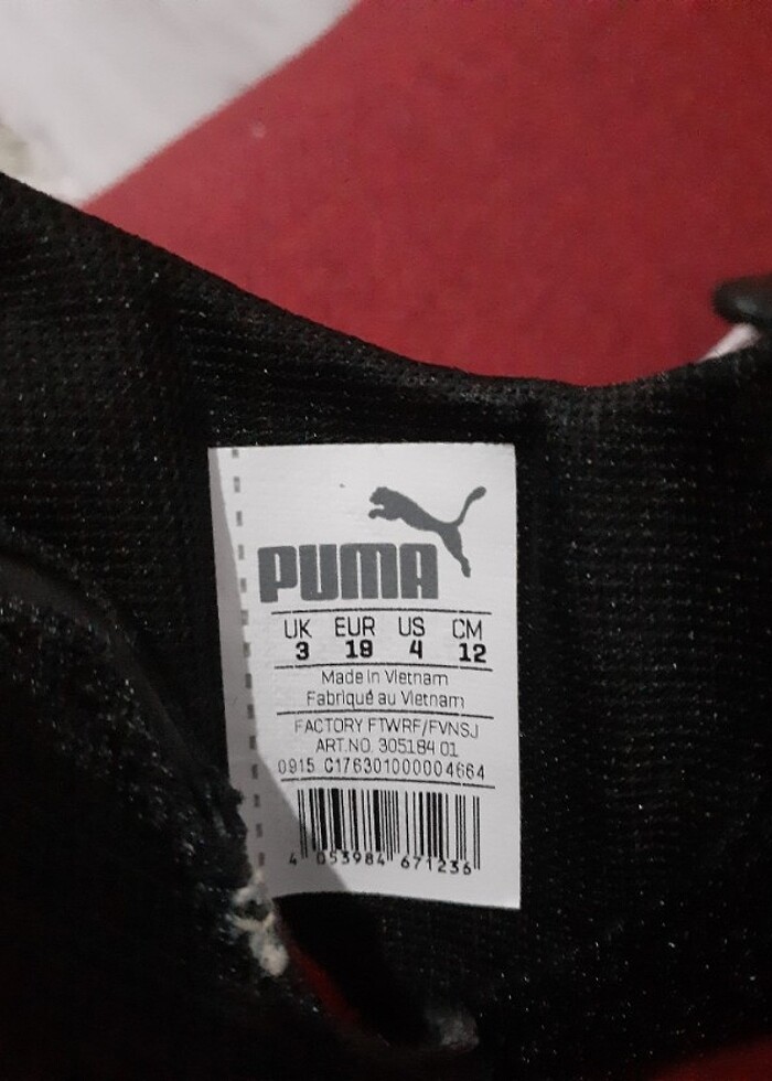 SIFIR PUMA BEBEK SPOR AYAKKABI - Görsel 2