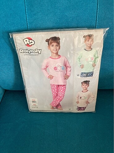 Rolypoly kız çocuk pijama 5 yaş