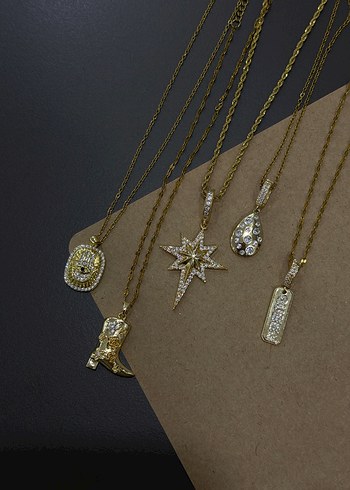 Çelik Kolye Küpe Bilezik Bileklik - Görsel 2