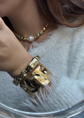 Çelik Kolye Küpe Bilezik Bileklik - Görsel 3