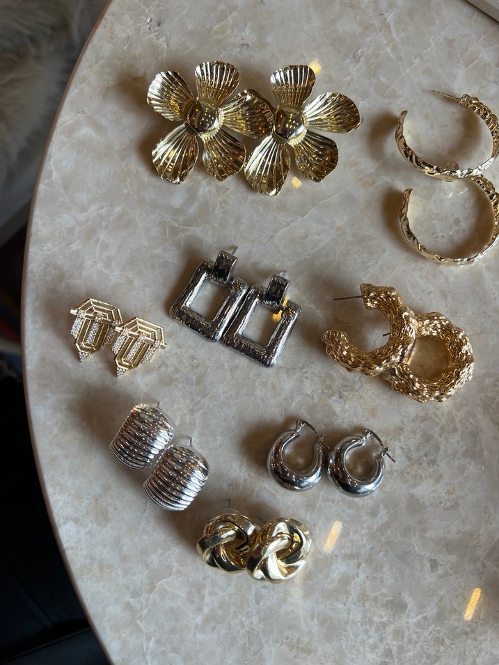 Çelik Kolye Küpe Bilezik Bileklik - Görsel 4