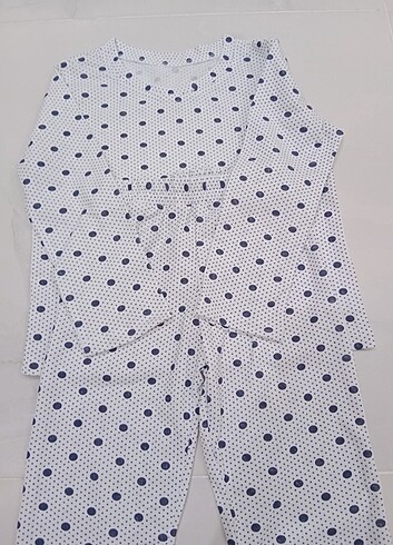 4 Yaş Beden beyaz Renk Çocuk pijama takımı