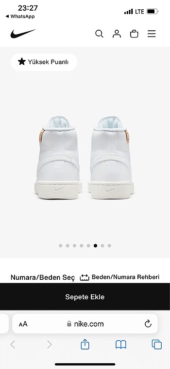 NİKE COURT ROYALE 2 MİD - Görsel 7