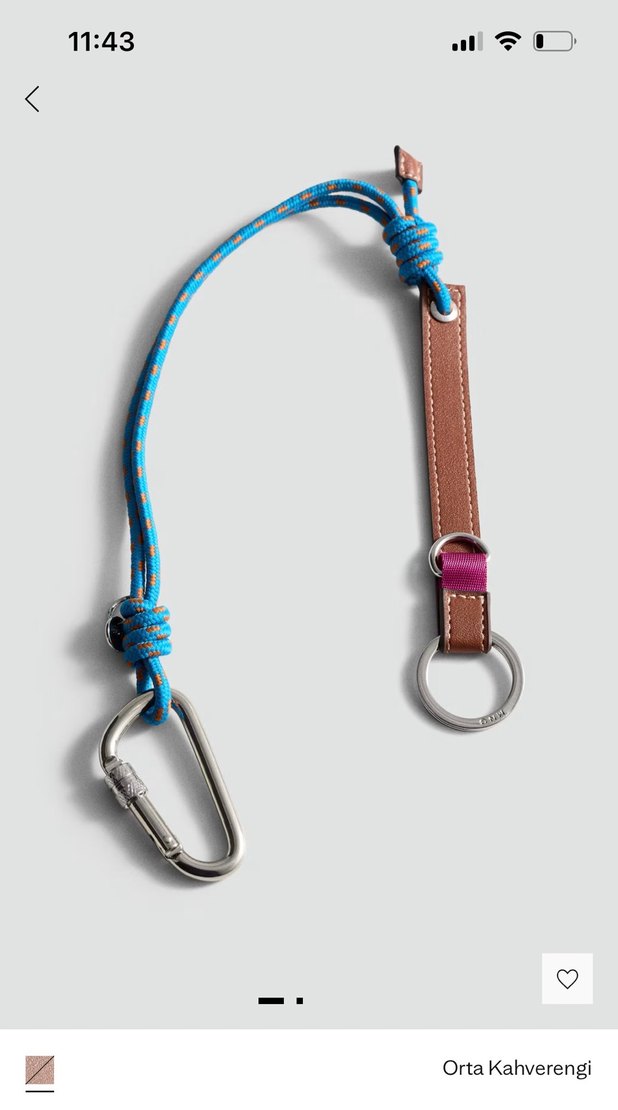 Renkli Avant-Garde Anahtarlık - Görsel 2