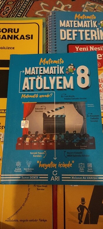 8. Sınıf Matemito matematik atölyem arı yayınları 