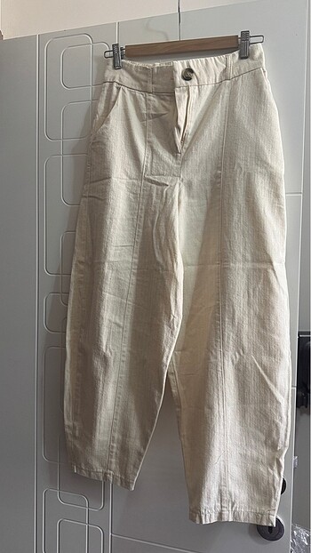 Keten pantolon - Görsel 2
