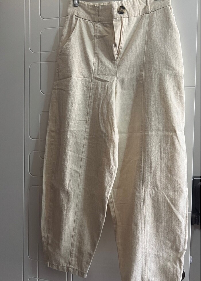 Keten pantolon - Görsel 2