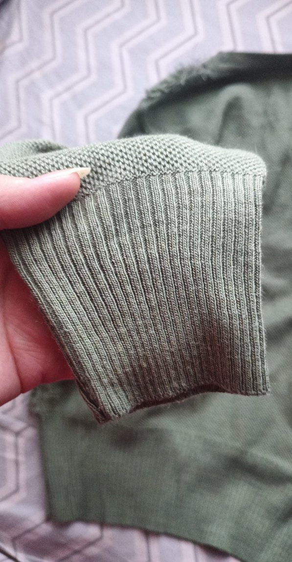 Gri Bohem Tarzlı Kadın Triko Kazak - Görsel 3