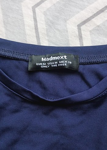 Erkek Lacivert Kısa Kollu Basic Tişört - Görsel 3