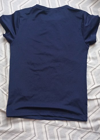 Erkek Lacivert Kısa Kollu Basic Tişört - Görsel 2