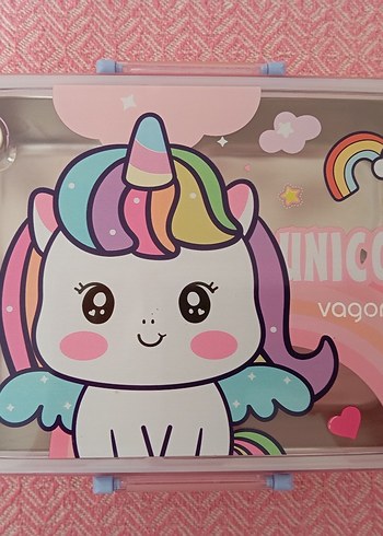 Vagonlife unicorn çelik beslenme kutusu