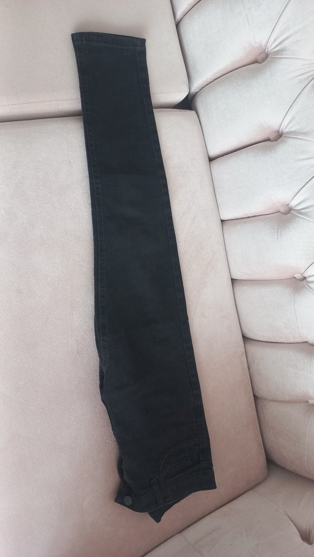 Siyah erkek Denim Pantolon - Görsel 3