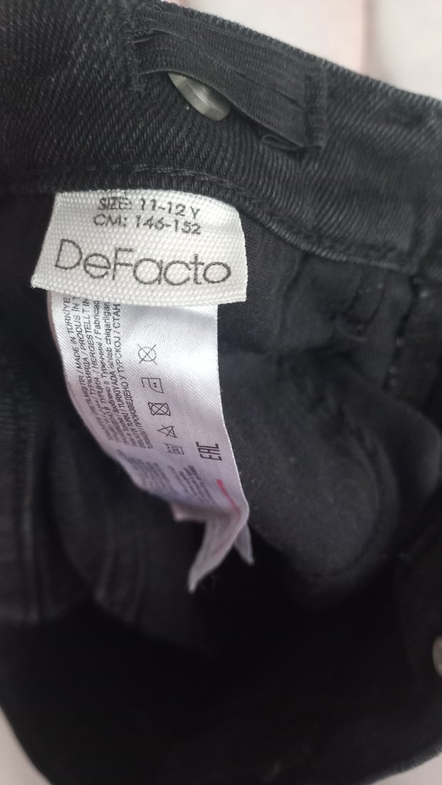 Siyah erkek Denim Pantolon - Görsel 4