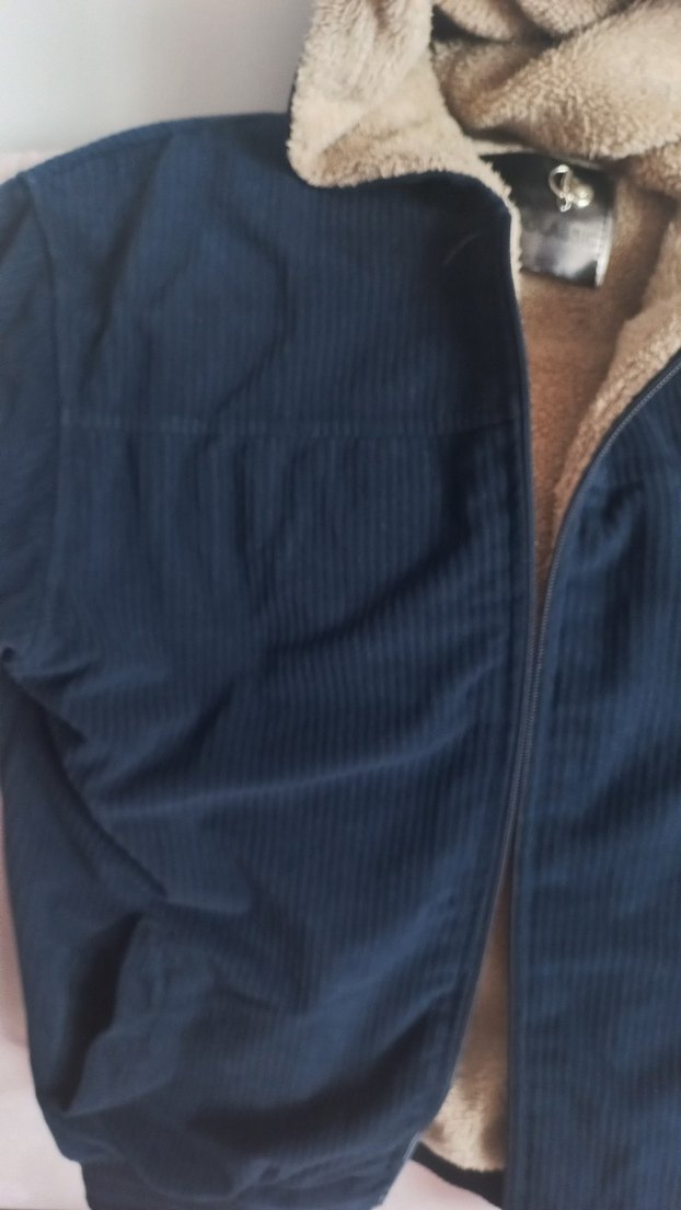 Fermuarlı Kapüşonlu lacivert i Erkek çocuk Mont - Görsel 2