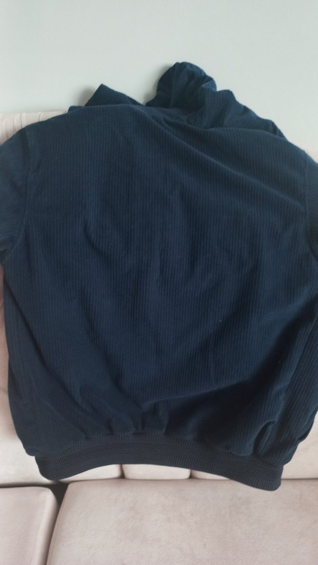 Fermuarlı Kapüşonlu lacivert i Erkek çocuk Mont - Görsel 5