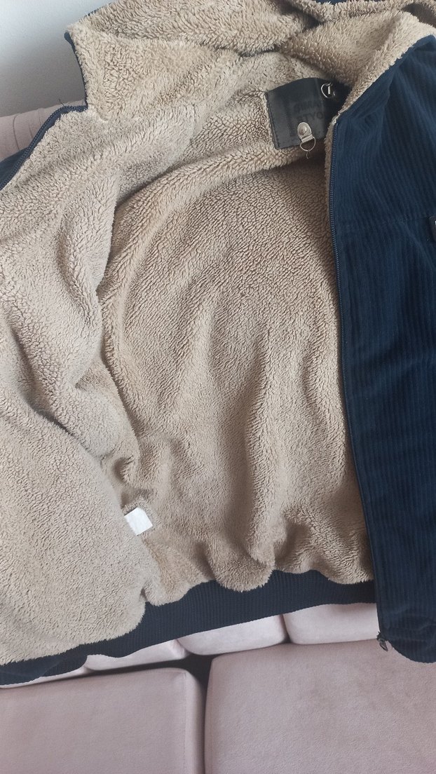 Fermuarlı Kapüşonlu lacivert i Erkek çocuk Mont - Görsel 4