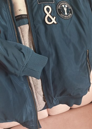 Erkek Çocuk Lacivert Baskılı Spor Ceket - Görsel 2