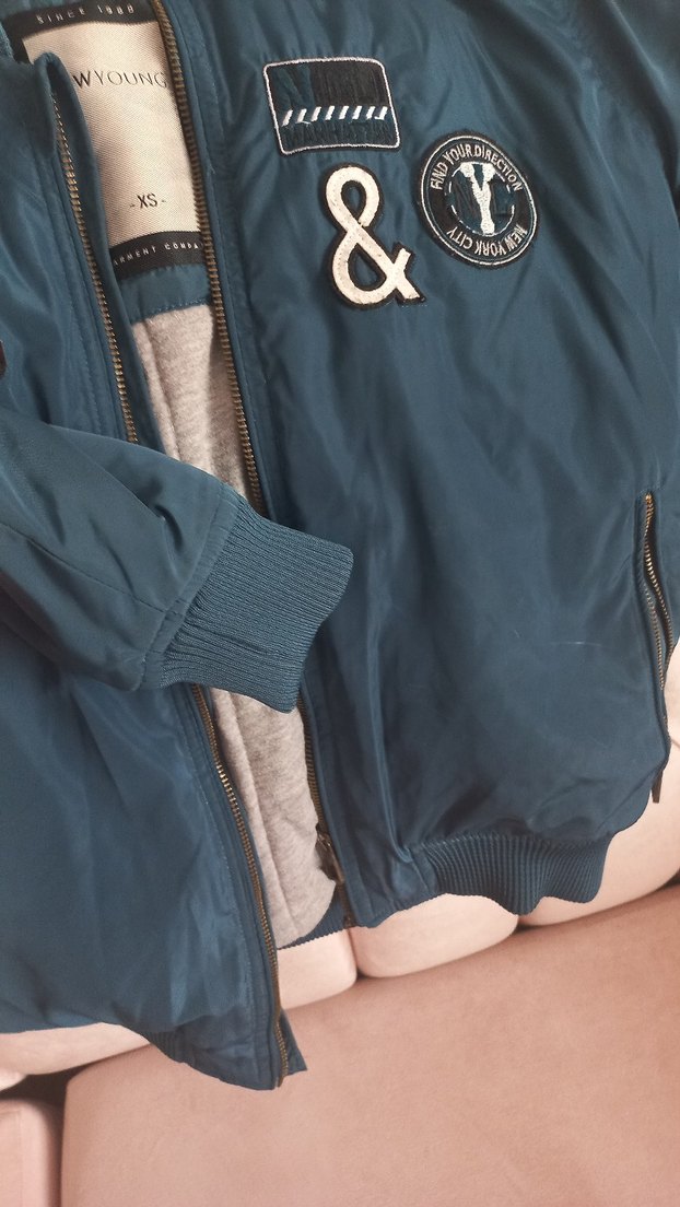 Erkek Çocuk Lacivert Baskılı Spor Ceket - Görsel 2