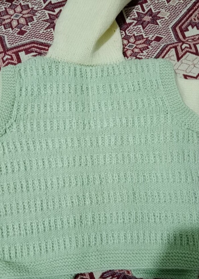 Bebek çocuk yün hirka  - Görsel 3