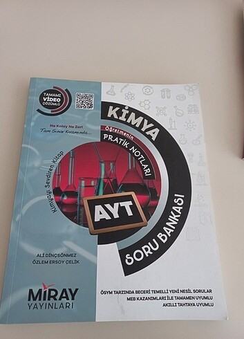 Kimya Ayt Miray Yayınları Soru Bankası