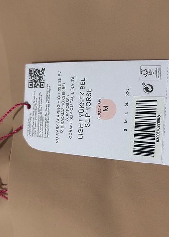 Bej Midi Kadın korse kilot yüksek bel - Görsel 2