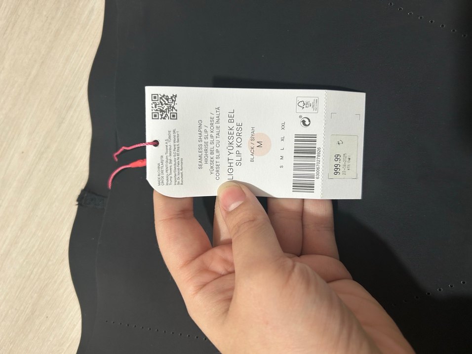 Siyah penti kadın korse - Görsel 2