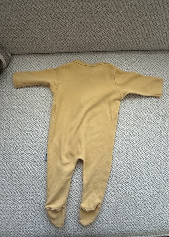 HelloBaby Sarı Fermuarlı Bebek Tulum