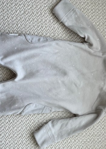 AndyWawa Gri Bebek Tulumu, Uzun Kollu, Düğmeli