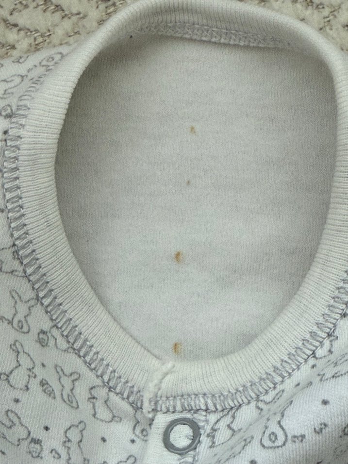 Gri Düğmeli Uzun Kollu Bebek Tulum - Görsel 5