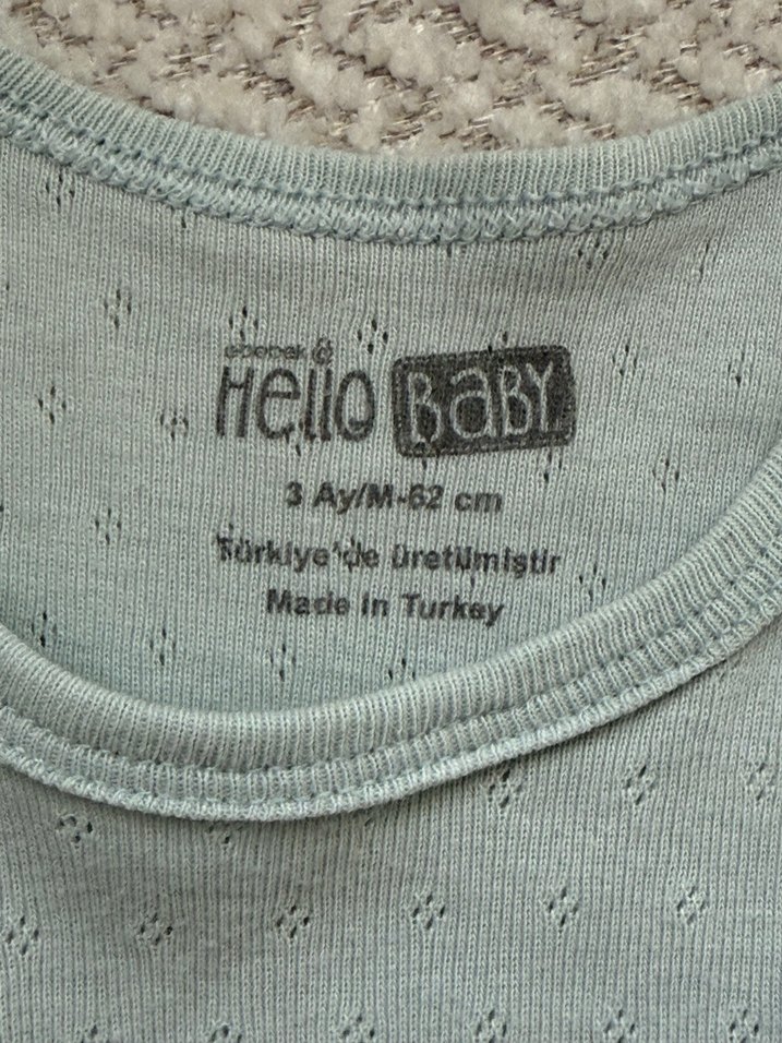 Gri Bebek Kolsuz V Yaka Body - Görsel 2