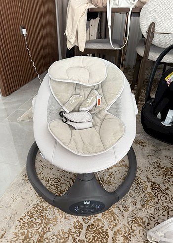 Kiwi Eggy Plus Otomatik Sallanan Bebek Koltuğu Gri - Görsel 2