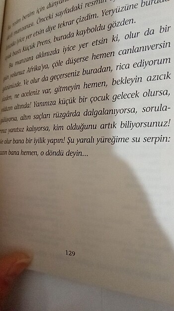  Beden Küçük Prens Okuma Kitabı 