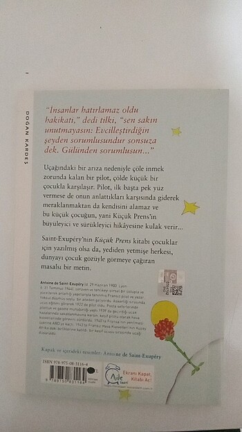  Beden Renk Küçük Prens Okuma Kitabı 