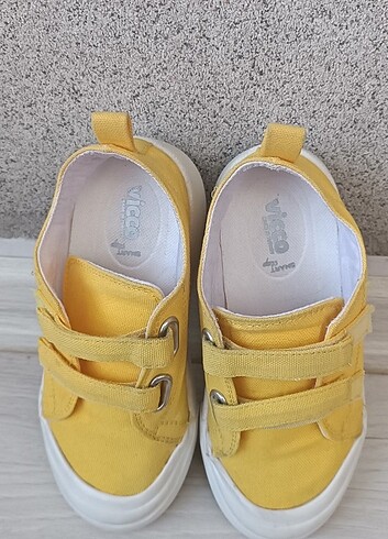 28 Beden sarı Renk Kız çocuk vicco ayakkabı 